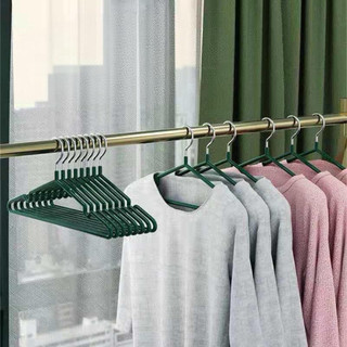 Móc Treo Quần Áo Bọc Nhựa Chống Trượt Cao Cấp - Móc Thép Chịu Lực, Chống Hằn Vai, Treo Áo Váy Quần Tiết Kiệm Diện Tích