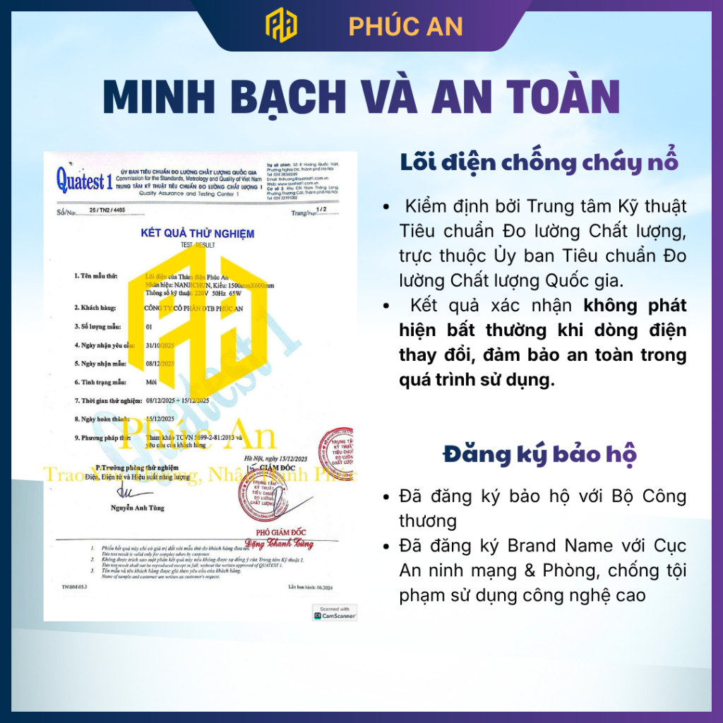 Thảm ngải cứu Phúc An Chính Hãng, An toàn - hiệu quả, Giúp giấc ngủ vẹn tròn, Giảm đau xương khớp