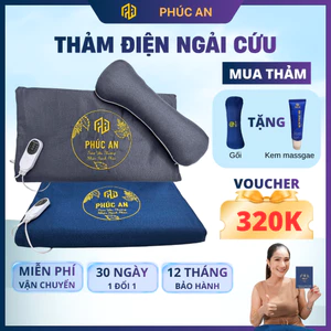 Thảm ngải cứu Phúc An Chính Hãng, An toàn - hiệu quả, Giúp giấc ngủ vẹn tròn, Giảm đau xương khớp