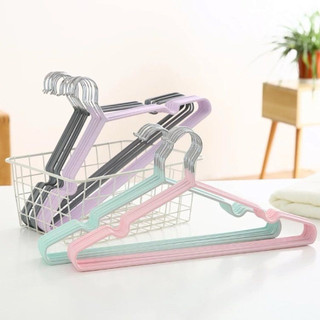 Móc Treo Quần Áo Bọc Nhựa Chống Trượt Cao Cấp - Móc Thép Chịu Lực, Chống Hằn Vai, Treo Áo Váy Quần Tiết Kiệm Diện Tích