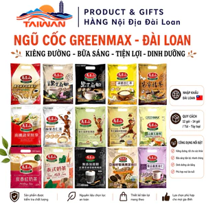 Ngũ cốc Greenmax Đài Loan dinh dưỡng cháo ăn liền buổi sáng các loại