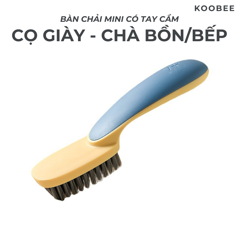 Bàn Chải Mini Đa Năng KOOBEE Cọ Giày Dép Chà Bếp Chà Bồn Rửa Cọ Quần Áo Cán Cầm Chắc Tay | 404