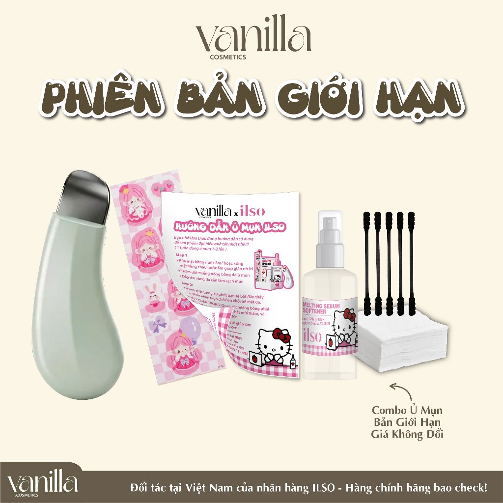 [BẢN GIỚI HẠN]Tinh Chất Ủ Mụn Đầu Đen Làm Mềm Sợi Bã Nhờn ILSO Super Melting Sebum Softener CHIẾT CHÍNH HÃNG VANILLA COS
