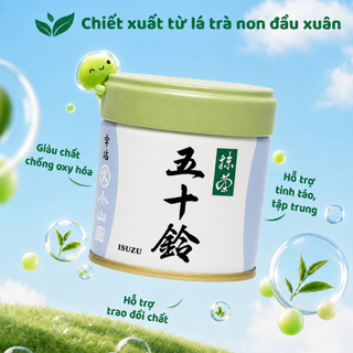 Bột Matcha Chính Hãng Marukyu Koyamaen Nhật Bản Matcha Wako Isuzu 40g Matcha Nguyên Chất Đậm Trà M21
