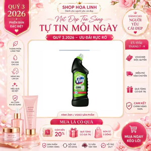 Nước Tẩy Rửa Bồn Cầu Vim Zero Diệt Khuẩn - Chai 750ML