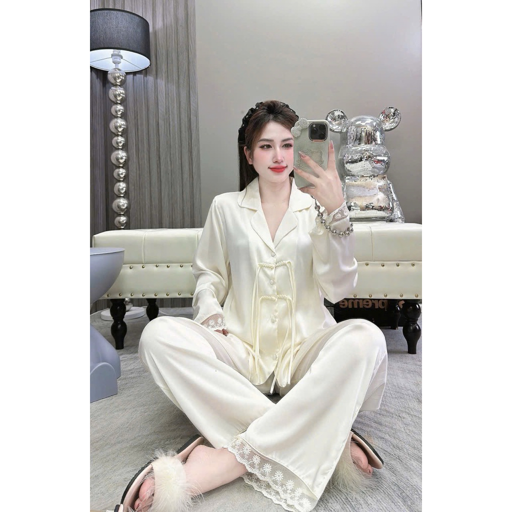 (40-60kg) Bộ Lụa Latin tơ tằm chất lụa mềm mịn mắt;