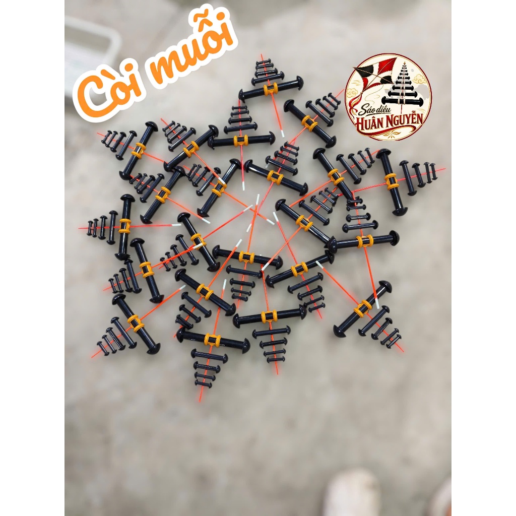 sáo còi muỗi d17-d21 full nhựa siêu nhẹ chống đâm bổ tặng hồ lô