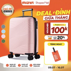 Vali Kéo MIAvn Larita ZENI - Size 19/24 Inch, Nhựa PP Bền Bỉ, Hạn Chế Bể Vỡ, Khoá Số, Bảo Hành Trọn Đời