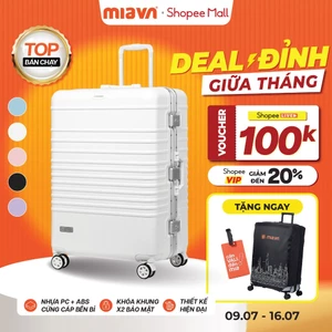 Vali Khoá Khung MIAvn Larita HILARY - Size 20/24/28, Nhựa PC/ABS Cao Cấp, Khoá Khung Bảo Mật Tuyệt Đối