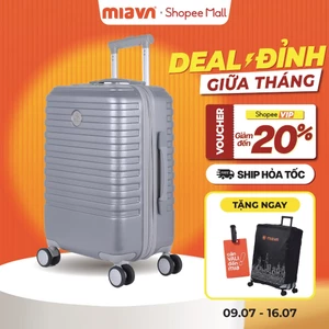 Vali Kéo MIAvn Du Lịch Pisani REITO - Size 20, Nhựa PC/ABS Sêu Bển, Khoá Đôi Nới Rộng, Cổng Sạc USB