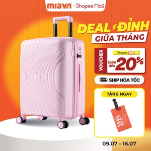 Vali Kéo MIAvn Larita LENA - Size 20/24/28, Nhựa PP Dẻo Bền Bỉ, Hạn Chế Bể Vỡ, Khoá TSA, Bảo Hành Trọn Đời