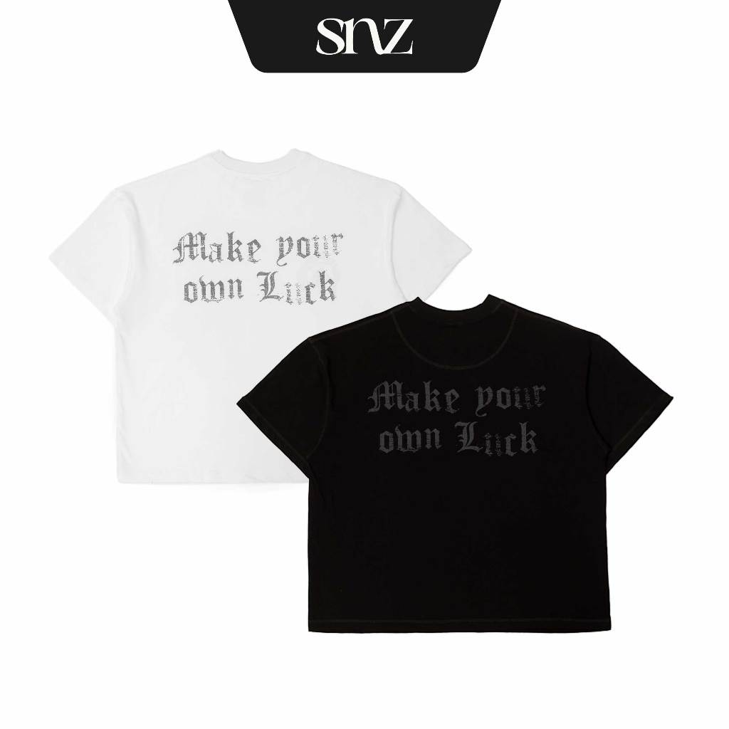 Áo Thun Boxy SNAZZY Unisex Nam Nữ Chất Liệu Cotton Chính Hãng - OWN LUCK BOXY | BigBuy360 - bigbuy360.vn