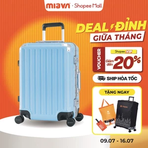 Vali Khoá Khung MIAvn Du Lịch Pisani URI - Size 20/24/28 Inch, Nhựa PC Cao Cấp, Bền Bỉ Chống Bể, Số TSA Bảo Mật Cao