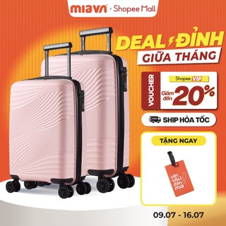 [COMBO GIÁ TỐT] Combo 2 Vali Kéo MIAvn Larita ZENI - Size 19/24 Inch, Nhựa PP Bền Bỉ, Hạn Chế Bể Vỡ, Khoá Số An Toàn