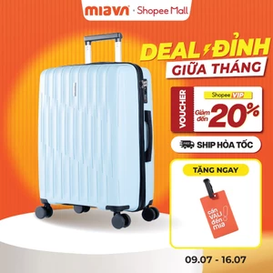 Vali Kéo MIAvn Du Lịch Larita ALY - Size 20/24/28, Nhựa PP Siêu Bền, Chống Va Đập Tốt, Bảo Hành Trọn Đời