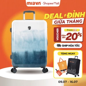 Vali Kéo Du Lịch Heys TIE DYE Blue - Size 20/24/28 inch Nhựa PC Cao Cấp, Dây Kéo Nới Rộng, Khoá TSA, Chính Hãng 100%