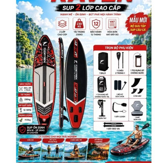RAVEN - SUP câu cá có kèm ghế - 73B - TIDETREK - Thuyền SUP / Ván chèo đứng bơm hơi