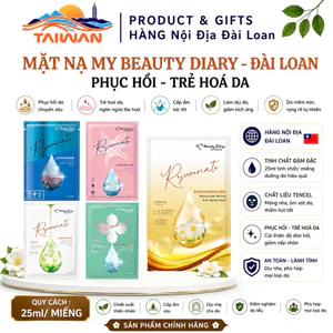 Mặt nạ giấy trẻ hoá da trắng sáng My beauty diary Taiwan 23ml/ miếng