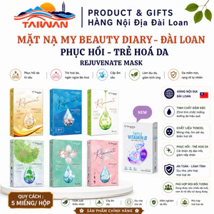 Hộp 5 miếng My Beauty Diary Mask - Đài Loan phiên bản cao cấp trẻ hoá da với chiết xuất thực vật quý hiếm
