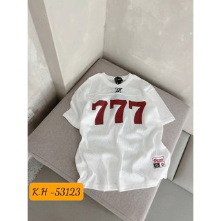 Áo Thun Nữ Số 777 Vải Lưới Form Rộng QCCC Cao Cấp