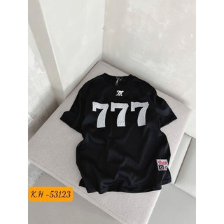 Áo Thun Nữ Số 777 Vải Lưới Form Rộng QCCC Cao Cấp