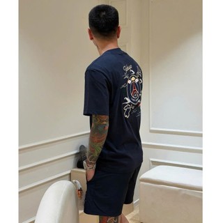 Bộ Quần Áo Nam Mùa Hè Chất Cotton Cao Cấp - Bộ Cộc Hè Nam Nữ Pa rris Tokyo Logo Thêu Siêu Đẹp cho boy phố 2026.