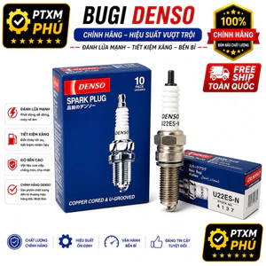 Bugi Denso xe Exciter, Future 125, Air Blade 125, Wave RSX 110, Future Neo (U22ES-N) (U22ES-U)