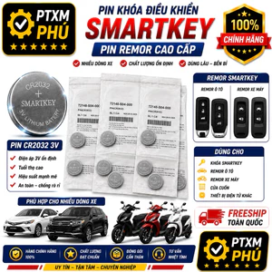 Pin khoá điều khiển remote Smartkey oto xe máy zin honda