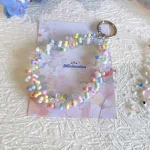 Móc khóa móc điện thoại treo túi xách chuỗi hạt hoa Handmade DIY có hướng dẫn