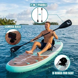 HORIZON - Thuyền SUP câu cá kèm ghế - 72D - TIDETREK - Thuyền SUP / Ván chèo đứng bơm hơi