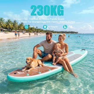 HORIZON - Thuyền SUP câu cá kèm ghế - 72D - TIDETREK - Thuyền SUP / Ván chèo đứng bơm hơi
