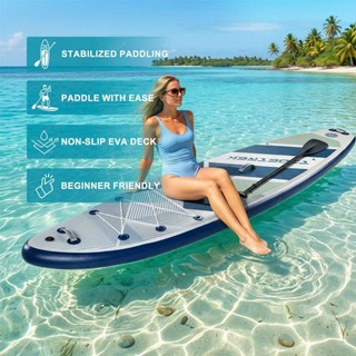 GLACIER - Thuyền SUP câu cá kèm ghế - 73F - TIDETREK - Thuyền SUP / Ván chèo đứng bơm hơi