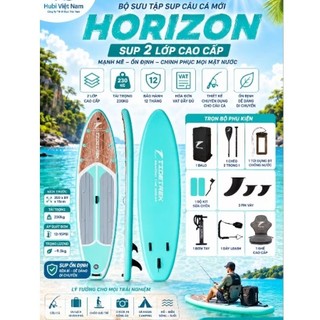 HORIZON - Thuyền SUP câu cá kèm ghế - 72D - TIDETREK - Thuyền SUP / Ván chèo đứng bơm hơi