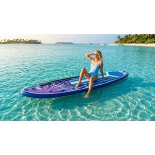 NEON FLOW - Thuyền SUP câu cá kèm ghế - 71L - TIDETREK - Thuyền SUP / Ván chèo đứng bơm hơi