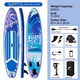 NEON FLOW - Thuyền SUP câu cá kèm ghế - 71L - TIDETREK - Thuyền SUP / Ván chèo đứng bơm hơi