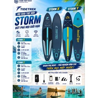 Bộ sưu tập STORM - TIDETREK - Thuyền SUP / Ván chèo đứng bơm hơi
