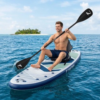 GLACIER - Thuyền SUP câu cá kèm ghế - 73F - TIDETREK - Thuyền SUP / Ván chèo đứng bơm hơi