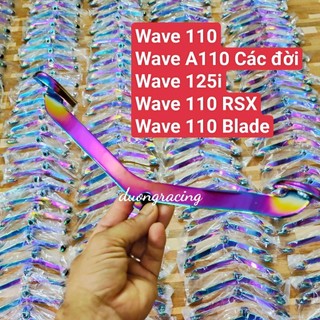 Cần Số xe máy gắn cho wave110 , Wave A 2017-2025, Blade, Ws110, RSX 110 Màu inox và màu Titan 7 màu - caoduongracing