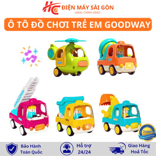 Ô Tô Đồ Chơi Trẻ Em, Xe Tải Đồ Chơi, Xe Trộn Bê Tông, Xe Xúc Cát Cho Bé Có Nhạc Vui Nhộn Goodway