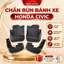 Chắn bùn nhựa dẻo xe Honda Civic đời 2006 đến 2012 - 1 bộ 4 bánh tặng kèm ốc vít