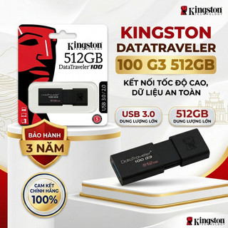 Kingston USB Pendrive 512GB 256GB 32GB 64GB 128GB USB Flash Drive Data Traveler 100G3 USB 2.0