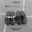 Dép Sục nam Round Mules LEMANS R4M03 - Da bò thô, đế cao su có mùi thơm, thiết kế quai trẻ trung, Bảo hành 12T