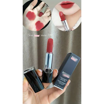 (Auth_hoả tốc) Son thỏi Đò velvet 720 hồng đất màu mới tinhhh - Fullsize Fullbox
