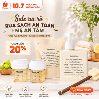 Nước rửa bình  – rửa rau củ Babadtito