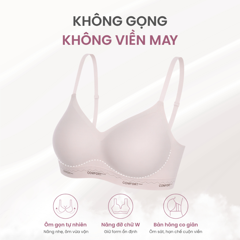 [NEW 2026_TĂNG 1 SIZE] Áo Lót Nữ Không Gọng TOKYOLIFE Không Viền Đệm 1.5cm Tích Hợp Hạt Massage Nâng Tự Nhiên 40006071 | BigBuy360 - bigbuy360.vn