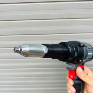Máy rút đinh tán rive dùng pin STARKER động cơ không chổi than chân pin makita phổ thông