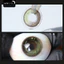 Lens mắt 724 Green màu xanh đen mix light sáng nổi bật, size lớn - thương hiệu LUNA EYES