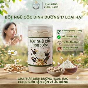 Bột Ngũ Cốc Dinh Dưỡng 17 Loại Hạt (Hũ 500g ) Dinh Dưỡng Thuần Chay Cho Người Ăn Kiêng