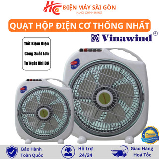 Quạt Hộp Tản Gió Vinawind Điện Cơ Thống Nhất Cánh QH300 và QH350 Có Rơ Le Tự Ngắt Khi Đổ