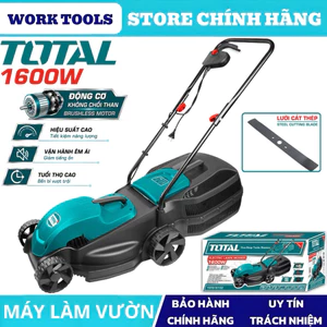 Máy cắt cỏ làm vườn dùng điện TOTAL công suất 1600W TGT616152, TGT612131 MM2